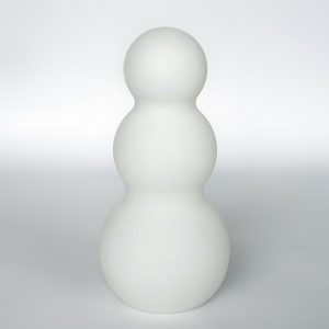 Светильник пластиковый снеговик LED Lumi полиэтилен белый Фото 2