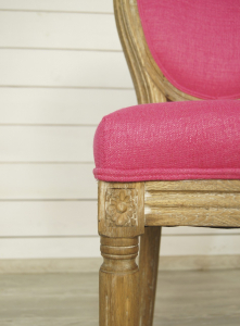 Деревянный стул ETG-Home массив дуба розовый Фото 5