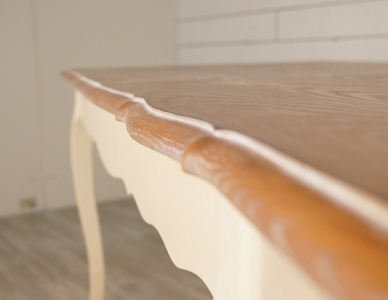 Деревянный обеденный стол ETG-Home массив березы бежевый Фото 4