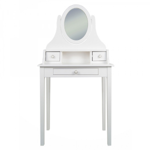 Туалетный столик с зеркалом ETG-Home массив березы белый Фото 7