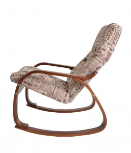 Кресло Ecodesign шпон березы, ткань вишня Фото 2