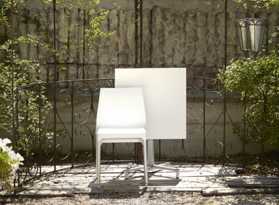 Стул пластиковый Scab Design Chloe Chair Mon Amour анодированный алюминий, технополимер лен Фото 3
