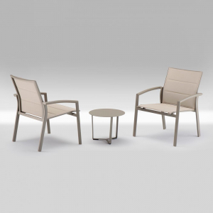 Кресло металлическое текстиленовое Grattoni GS 962 алюминий, текстилен Фото 2