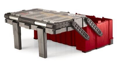Органайзер раскладной для инструментов Keter 22 Cantilever Tool Box полипропилен красный Фото 2