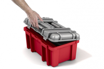 Ящик для инструментов Keter Wide Toolbox 22 полипропилен красный Фото 3
