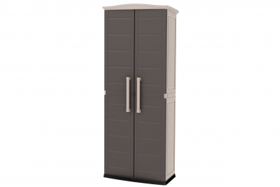 Шкаф пластиковый Keter Boston Tall Utility Shed полипропилен бежевый, коричневый Фото 1
