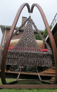 Каркас деревянный для подвесного гамака-качелей Besta Fiesta Марракеш дерево коричневый Фото 5