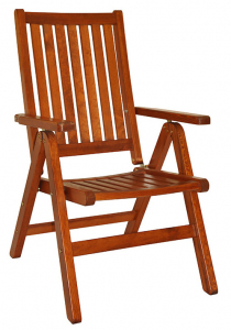 Кресло деревянное складное Diva Fronto сосна коньяк Фото 1
