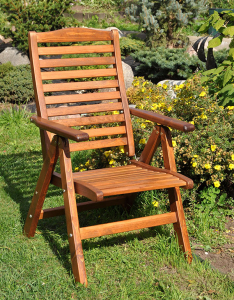 Кресло деревянное складное Diva Atol сосна коньяк Фото 2