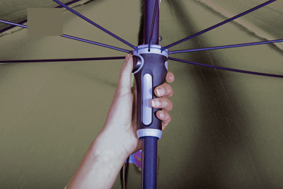 Зонт садовый D_P Sunline сталь/полиэстер бирюзовый Фото 4