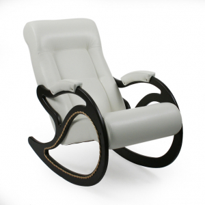 Кресло-качалка IM-Design дерево, экокожа/ткань Фото 6