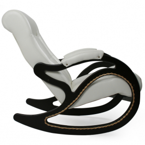 Кресло-качалка IM-Design дерево, экокожа/ткань Фото 7