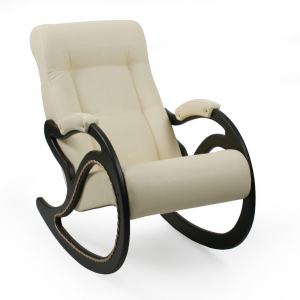 Кресло-качалка IM-Design дерево, экокожа/ткань Фото 8