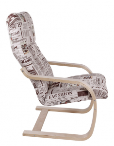 Кресло-качалка IM-Design Сайма березовый шпон, ткань Фото 10