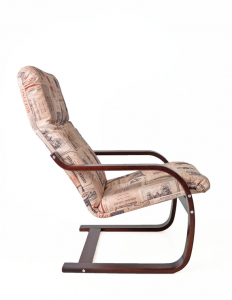 Кресло-качалка IM-Design Сайма березовый шпон, ткань Фото 3