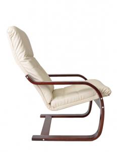 Кресло-качалка IM-Design Сайма березовый шпон, экокожа Фото 8