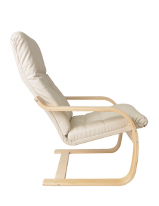 Кресло-качалка IM-Design Сайма березовый шпон, экокожа Фото 5