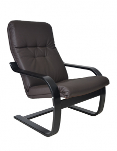 Кресло-качалка IM-Design Сайма березовый шпон, экокожа Фото 3