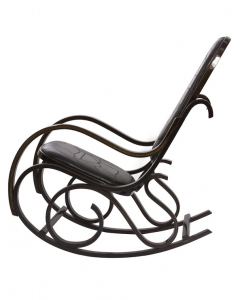 Кресло-качалка IM-Design Формоза дерево, искусственная кожа темный орех Фото 2