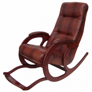 Кресло-качалка IM-Design Блюз-5 дерево, искуственная кожа/ткань Фото 1