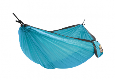 Гамак одноместный туристический IM-Design Voyager парашютный шелк синий Фото 1