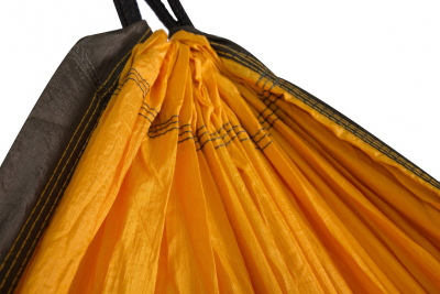 Гамак одноместный туристический IM-Design Voyager парашютный шелк оранжевый Фото 4