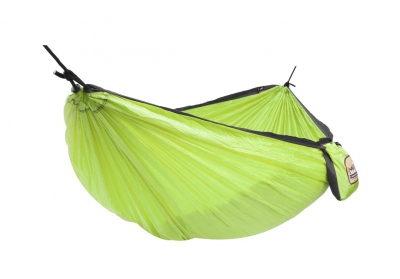 Гамак одноместный туристический IM-Design Voyager парашютный шелк зеленый Фото 1