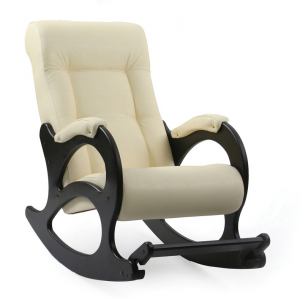 Кресло-качалка IM-Design дерево, экокожа/ткань Фото 10