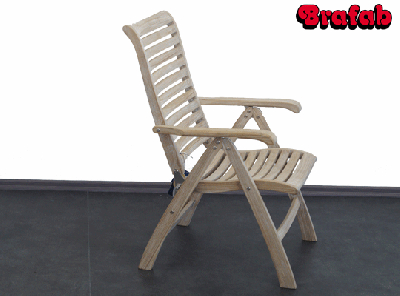 Кресло деревянное BraFab Karlo тик тик Фото 5