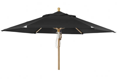 Зонт профессиональный BraFab Parma дерево, полиэстер черный Фото 1