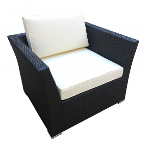 Комплект плетеной мебели KVIMOL КМ-0064 искусственный ротанг темно-коричневый, бежевый Фото 3