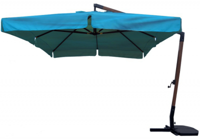 Зонт профессиональный Village Опал массив эвкалипта/полиэстер голубой Фото 3