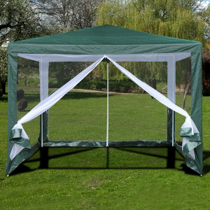 Садовый шатер Afina AFM-1040NA Green (3х3) сталь, полипропиленовая ткань зеленый Фото 1