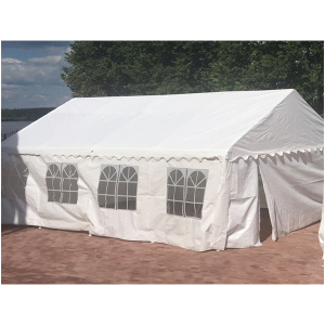Садовый шатер Afina AFM-1032W White (5х8) сталь, ПЭ белый Фото 1