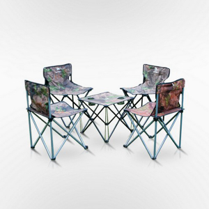 Комплект складной мебели Afina Пикник ткань, сталь с рисунком Фото 1