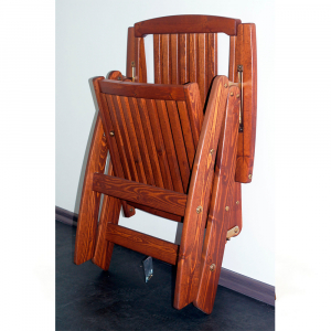 Кресло деревянное складное KWA Zara массив сосны капучино Фото 2