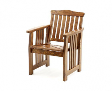 Кресло деревянное KWA Oland массив сосны капучино Фото 1