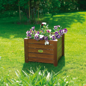 Ящик для цветов KWA Iris массив сосны капучино Фото 2