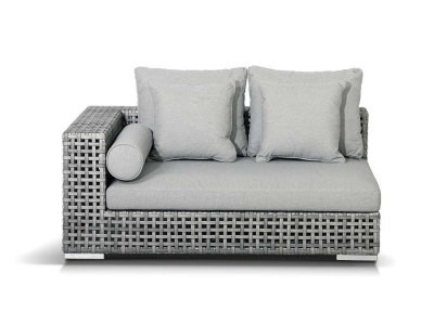 Комплект модульной плетеной мебели 4SIS Канти алюминий, искусственный ротанг светло-серый Фото 14