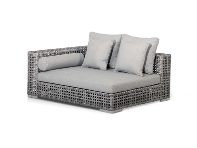Комплект модульной плетеной мебели 4SIS Канти алюминий, искусственный ротанг светло-серый Фото 15