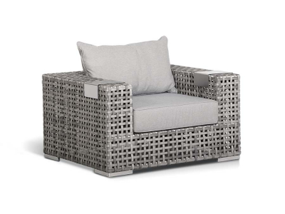 Комплект плетеной мебели 4SIS Тито алюминий, искусственный ротанг серый Фото 18