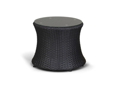Стол плетеный кофейный 4SIS Туллон алюминий, искусственный ротанг черный Фото 1
