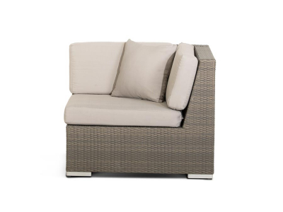Комплект плетеной мебели 4SIS Беллуно алюминий, искусственный ротанг серо-коричневый Фото 13