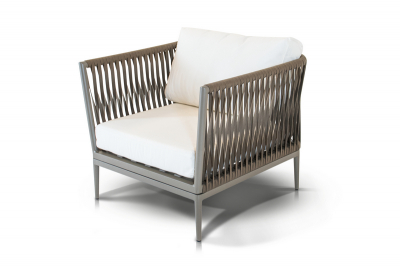Комплект мебели 4SIS Касабланка алюминий, стекло, ткань серо-коричневый Фото 17