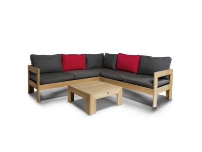 Комплект мебели из тика 4SIS Лавиньо тик коричневый, синий Фото 3