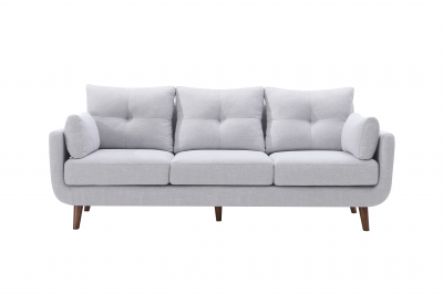 Мягкий диван 4SIS INDOOR эвкалипт, сосна, МДФ, дуб, ткань серый Фото 9