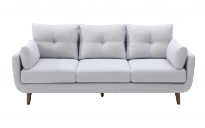 Мягкий диван 4SIS INDOOR эвкалипт, сосна, МДФ, дуб, ткань серый Фото 13