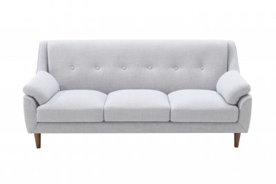 Мягкий диван 4SIS INDOOR эвкалипт, сосна, МДФ, дуб, ткань серый Фото 8