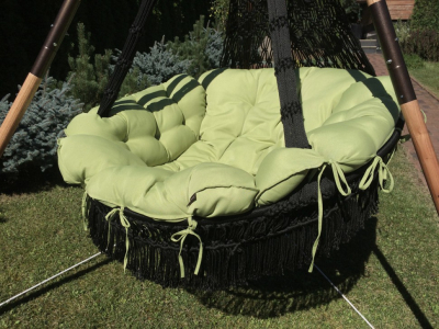 Подушка для кресла-гамака Besta Fiesta Cartagena ткань, холлофайбер зеленый Фото 1