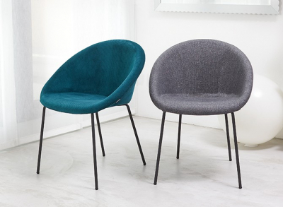 Кресло мягкое Scab Design Giulia Pop сталь, технополимер, ткань антрацит, серый Фото 4